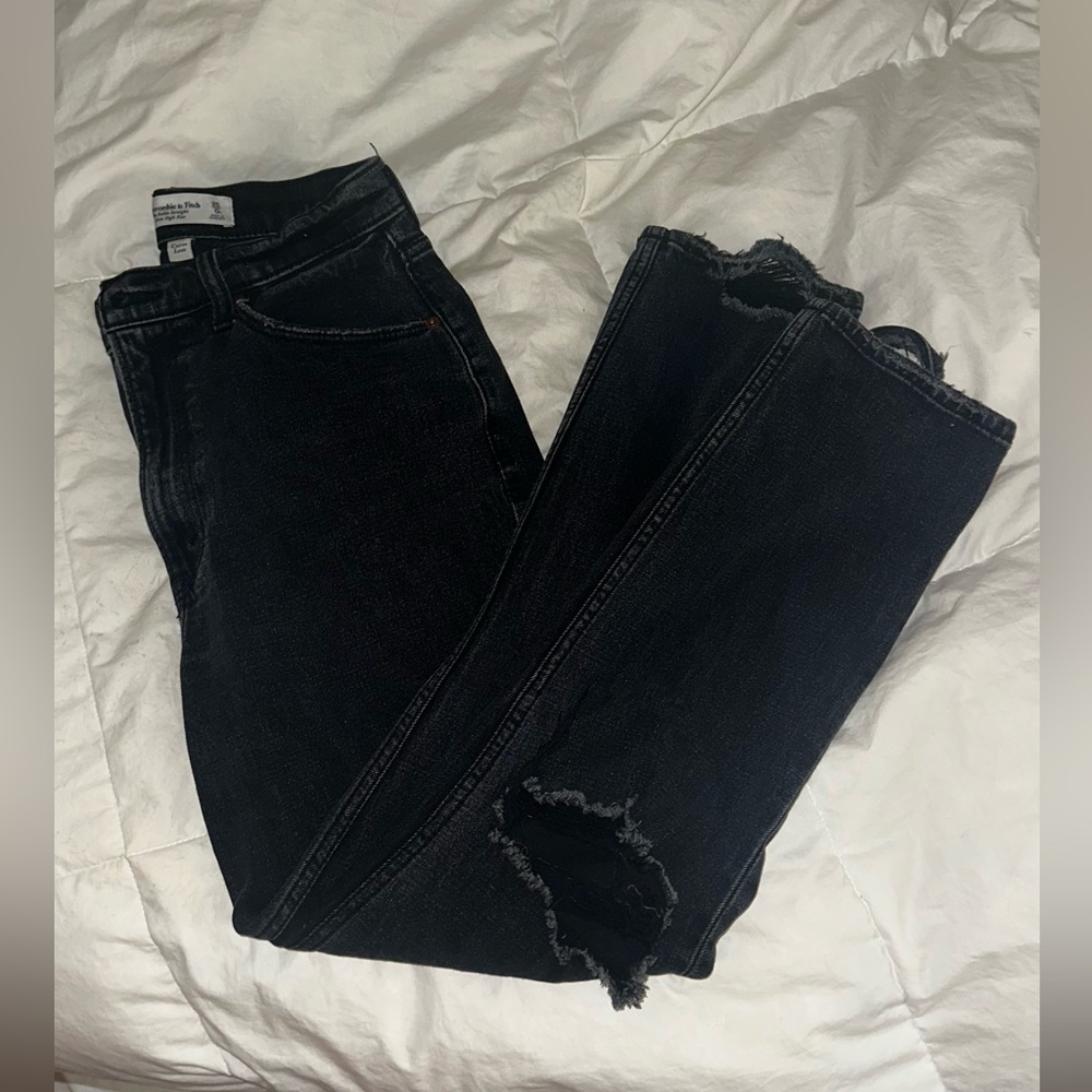 Distressed Mom Jeans - Abercrombie